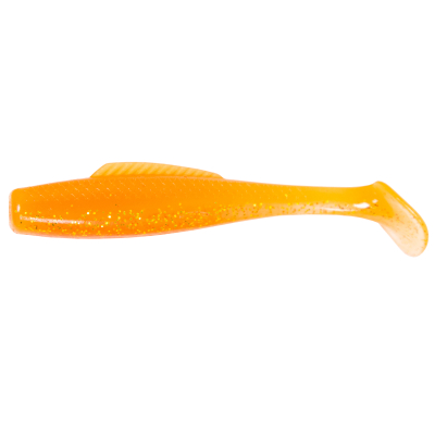 Силиконовая приманка Kaida Squid 3.8" 10cm 9g Clear Orange-6tails HT#006