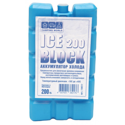 Аккумулятор холода Camping World Iceblock 200 (вес 200 г)