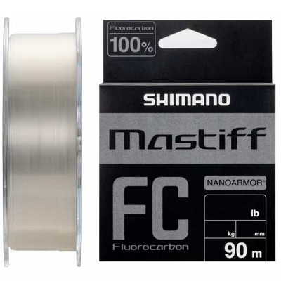 Леска флюорокарбоновая Shimano Mastiff Fluoro LB-B41V C 90m 6lb