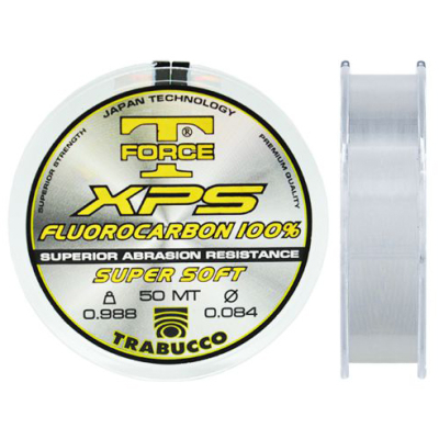 Флюорокарбон Trabucco TF XPS 100% Super Soft, Clear 50m - 0.201mm 3.85kg