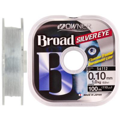 Леска Owner Broad Silver Eye 100м 0,60мм 22кг