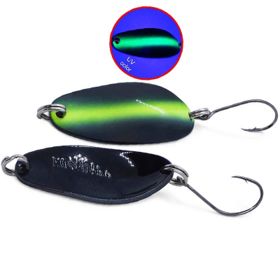 Блесна Kosadaka Trout Police Indi Spoon 3.2g , 32mm, цвет C19UV