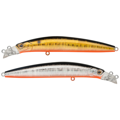 Воблер Strike Pro Top Water Minnow 110, 110 мм, 10,5 гр. цвет A70-613-SBO Double Silver/Smoked