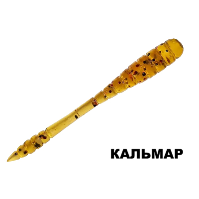 Силиконовая приманка Crazy Fish Tipsy 1.2" 69-30-32-6 кальмар цв. dark beer (темное пиво)