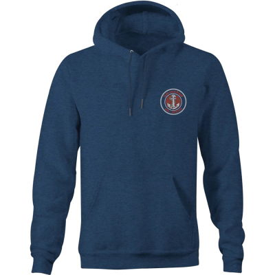 Толстовка Grundens Displacement DWR Hoodie, Heather Navy, L