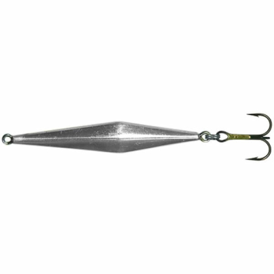 Блесна зимняя Salar Двухсторонняя 8 никель/никель 5шт