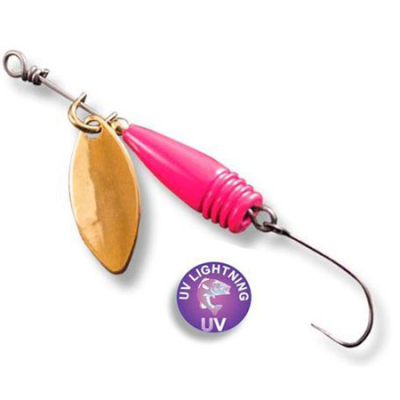 Вращающаяся блесна Crazy Fish Slim Flicker DR 3.5g #5-GPK 