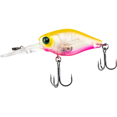 Воблер Jackall Diving Chubby 41 цвет clear chartreuse tiger