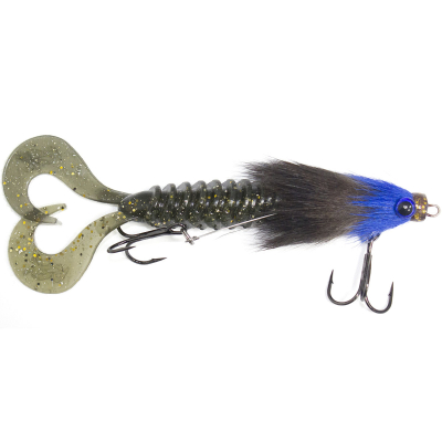 Приманка RSK Fishing MAUS S (диаметр головы 12 mm) 16см 30гр сине-черная голова, хвост черно-золотой