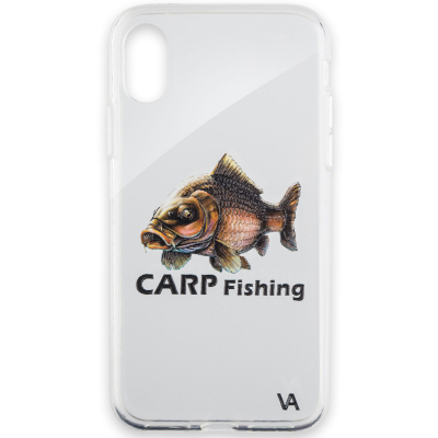 Чехол силиконовый Veduta iPhone X - Carp Fishing