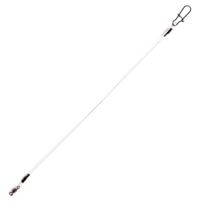 Поводки флюорокарбон Lucky John оснащ. вертл. и застеж. 32кг 40см 10шт.