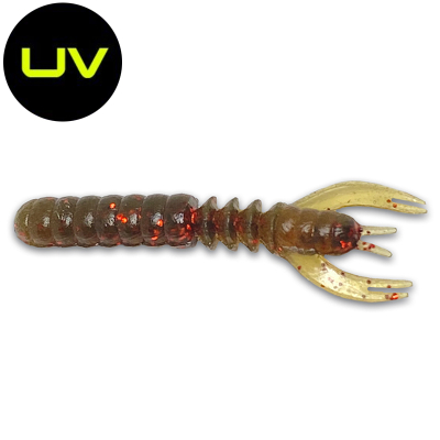 Силиконовая приманка 11Lures ScareCraw 1.7 цвет Motor Oil