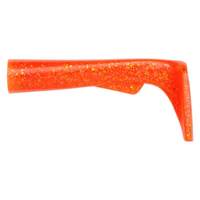 Хвост силиконовый Svartzonker Padle Tail, 110 мм, 25,5 гр, цвет: Fl.Orange, (уп./2шт.)