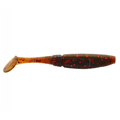 Виброхвост Mottomo Typhoon 8,5см Brown Oil Flake 10шт.