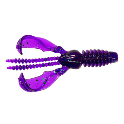 Съедобная приманка Русская Фишка Секира, Креветка 9 см (Цвет 15, Слива)