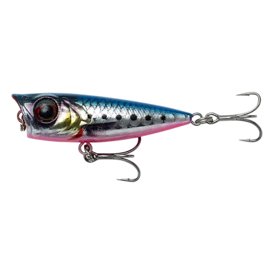 Воблер Savage Gear 3D Minnow Popper 4.3cm 4g F Pink Belly Sardine PHP 64068