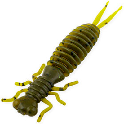 Силиконовая приманка Akara Eatable Insect 65 цвет K002 (4 шт.)