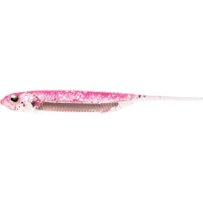 Силиконовая приманка Fish Arrow Flash J 3" SW цв. #101 (Pink/Silver)