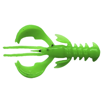 Силиконовая приманка Pike Hunter Yabby 3.2" цв. #012 Clear Green (UV) (5 шт)