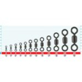 Вертлюг Owner King Stainless Swivel Black №1/0 7шт