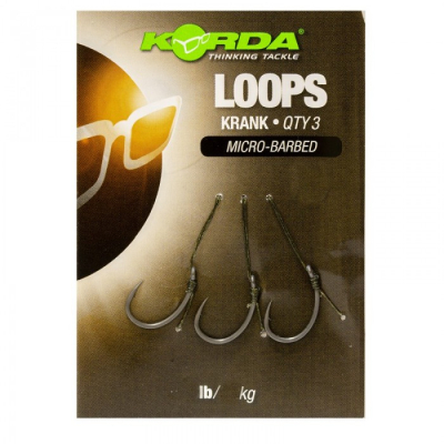 Поводок готовый Korda Loop Rigs Krank №8 18 lb KCR116