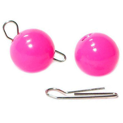 Груз чебурашка-шар вольфрам разборный Kosadaka Pink 2.0 гр (2шт) TJH-RP-2.0