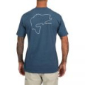Футболка Simms Bass Outline T-Shirt, Sailor Blue Heather, XL