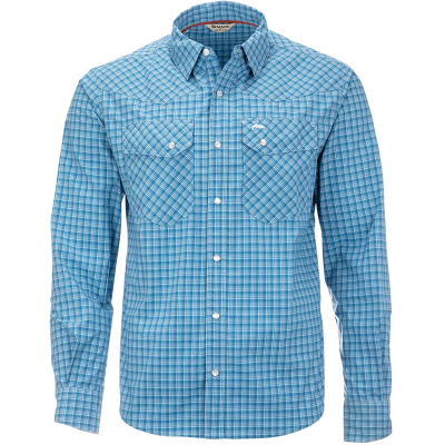 Рубашка Simms Brackett LS Shirt, Nightfall Window Plaid, XL