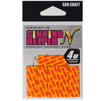 Груз-наклейка для воблера Gan Craft Sinking Helper N #02-Orange 4.0g (6 шт.)
