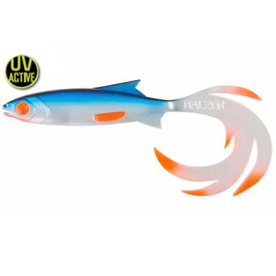 Мягкая приманка Balzer Shirasu Reptile Shad 7см 1,5гр цв. UV Blue Arctic (13674 407)