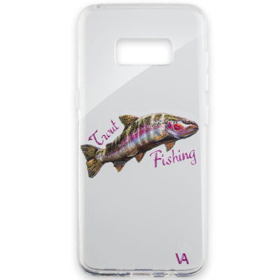 Чехол силиконовый Veduta Samsung Galaxy S8 - Trout Fishing