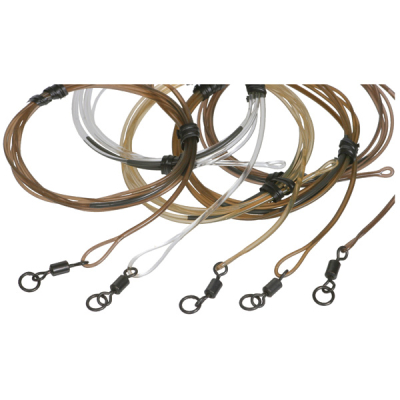 Поводок Korda Safe Zone Kamo Leader Ring Swivel Silt KSZ38