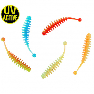 Силиконовая приманка Balzer Trout Collector UV 5см Сыр цв. Mix1 (уп.10 шт) (16088 105)