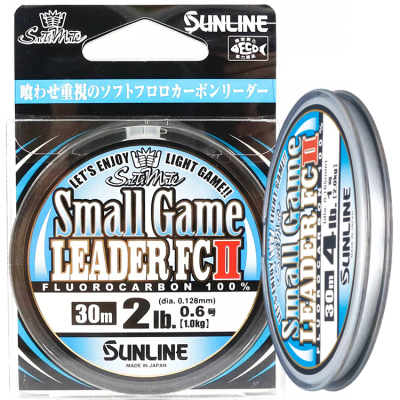 Леска флюорокарбоновая Sunline SWS Small Game FC II 30м #0.8/3lb