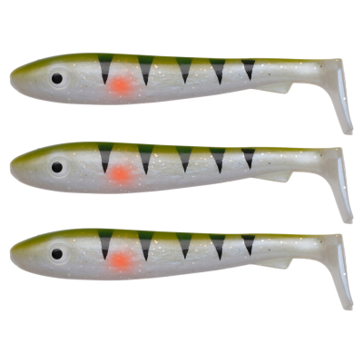 Силиконовая приманка Svartzonker McRubber Big Bass 12,5cm 22гр 3шт - C17 UV Perch