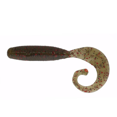 Силиконовая приманка Reins Fat G Tail Grub 3" цв. 025 Waltermelon Red