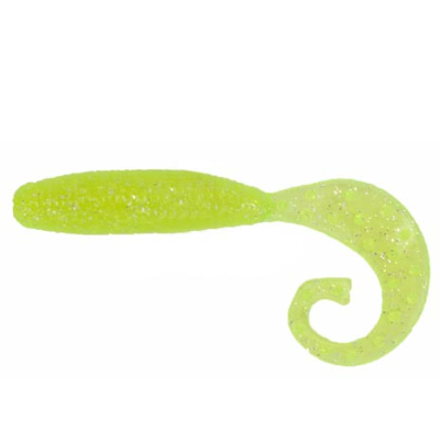 Силиконовая приманка Reins Fat G Tail Grub 3" цв. 431 Chart Silver Glitter