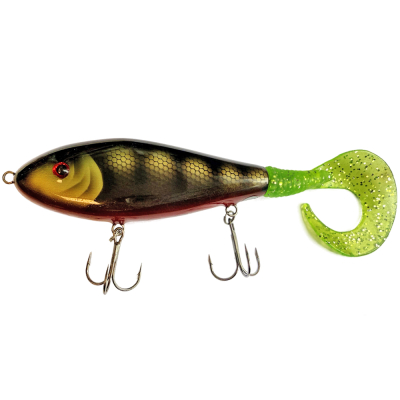 Джеркбейт Zettech Катюша-Tail-S 95g/165mm цвет #Ночь