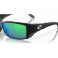 Очки поляризационные Costa Blackfin 580 P (Matte Black/Green Mirror, Large)