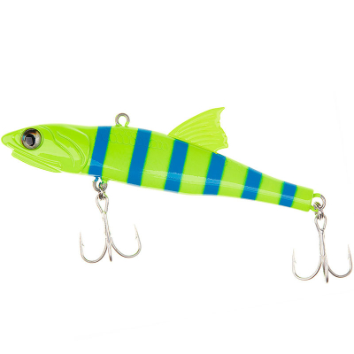 Воблер Little Jack Forma Adict 120mm 42g цвет #Zebra yellow blue