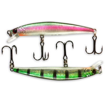 Воблер BAT Premium WB 128 CHIKO MINNOW (70 мм., 3,8 гр.\ 0,8 м.) Цвет MR09