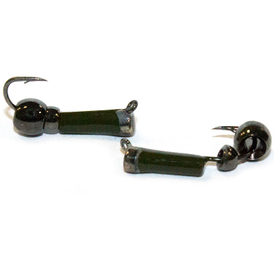 Мормышка Столбик с колпачком №2 (бб)+ шар блэкникель/ блэкникль(0,84)