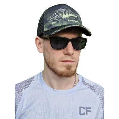 Кепка тракер CF Camo Zander Pro black XL