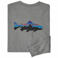 Футболка Patagonia M's L/S Fitz Roy Trout Responsibili-Tee GLH, XL