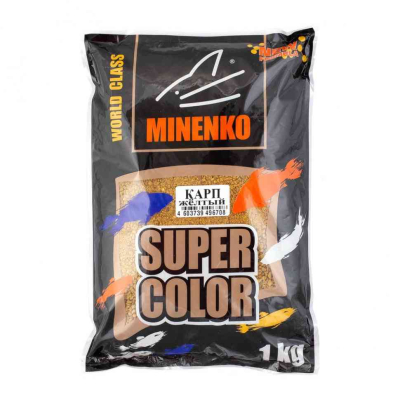 Прикормка Minenko Super Сolor 1кг. Карп Жёлтый, 101