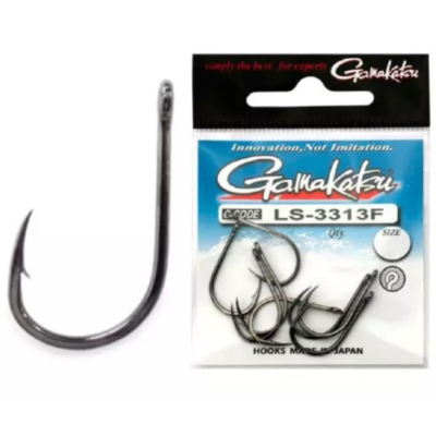 Крючок Gamakatsu LS-3313F Ring Eye N-L №2/0 (6шт)