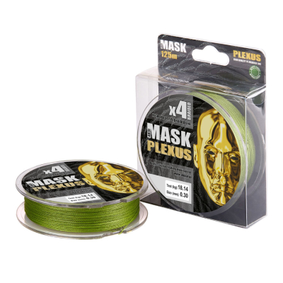 Леска плетёная AKKOI Mask Plexus 125m (green) d0,20mm
