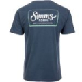 Футболка Simms Two Tone Pocket Tee, Navy Heather, M