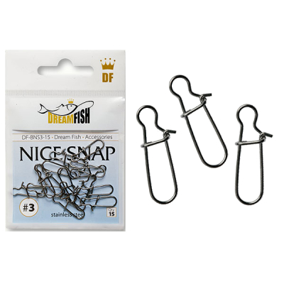 Застежки DreamFish Nice Snap #3 15 шт/уп