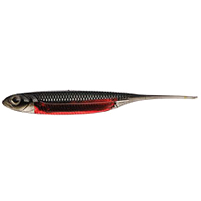 Силиконовая приманка Fish Arrow Flash J 4" SW цв. 108 Black/Red